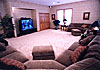 Media Room with Big Screen TV / Surround Sound 